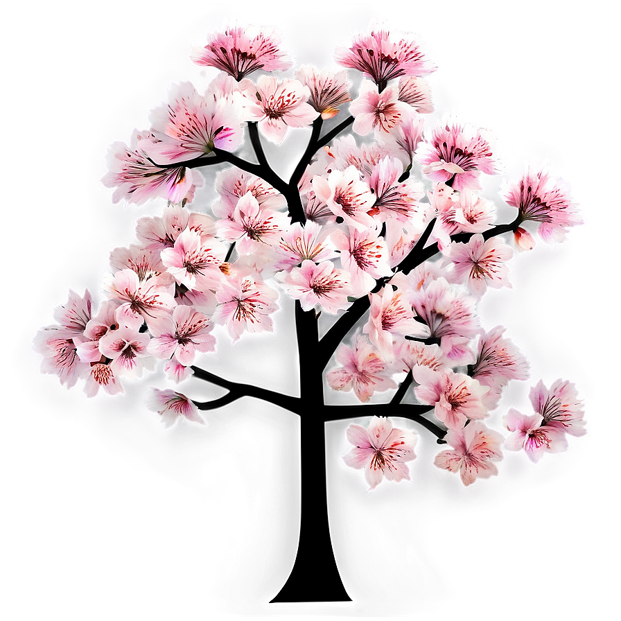 Sakura Tree In Vibrant Colors Png Gta83