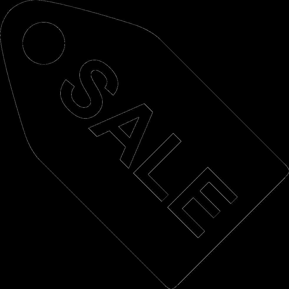 Sale Tag Outline