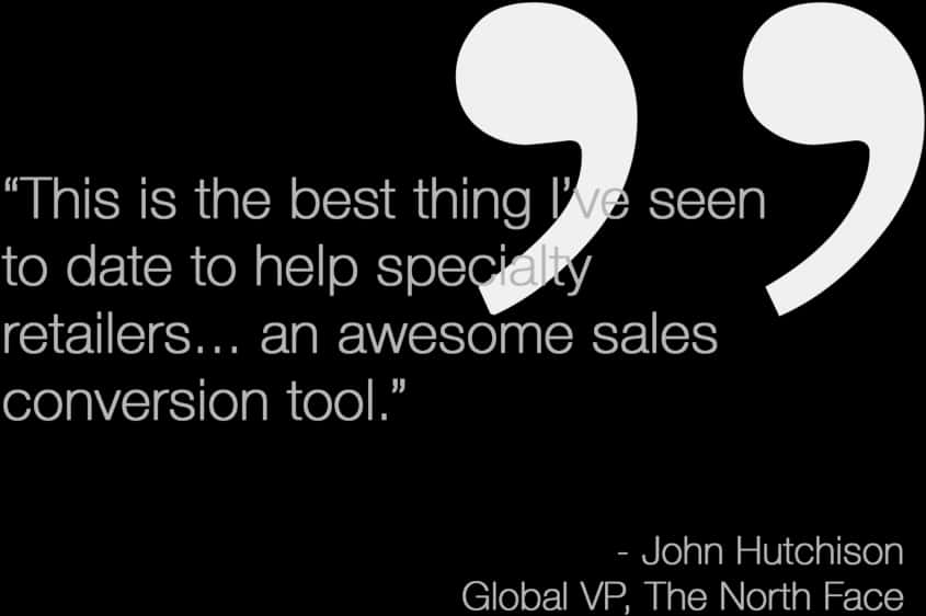 Sales Conversion Tool Testimonial Black Background