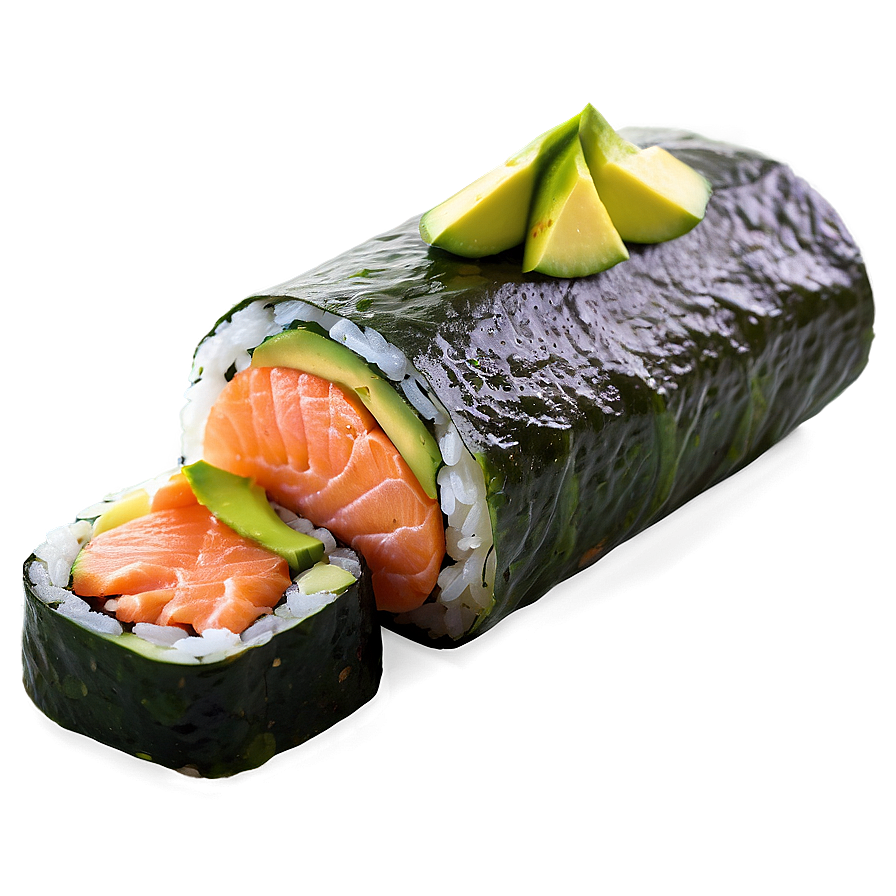 Salmon Avocado Roll Png 8