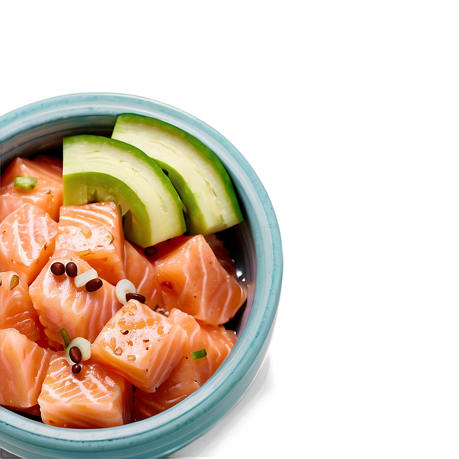 Salmon Poke Bowl Png Agh