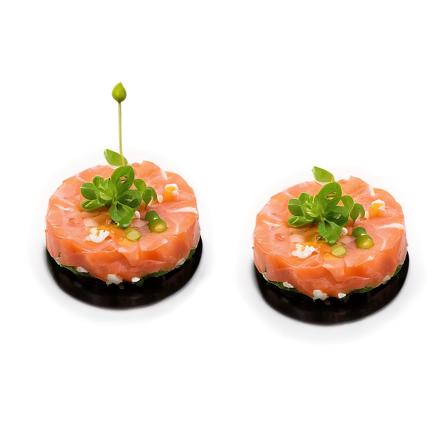 Salmon Tartare Dish Png Qof12