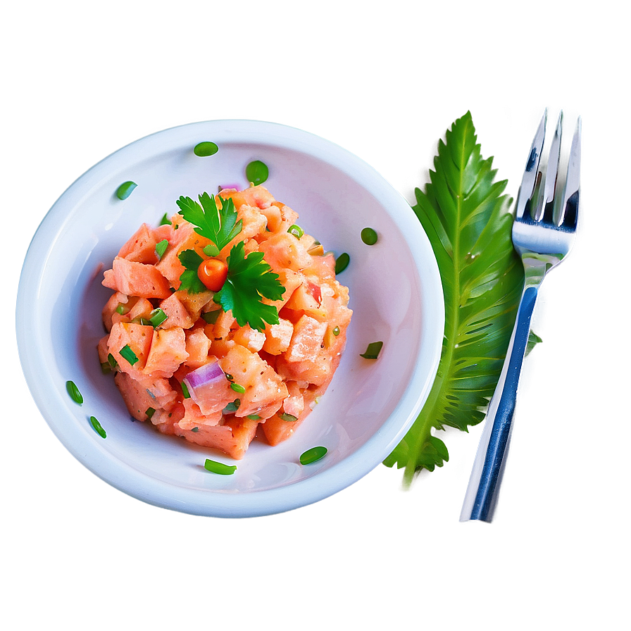 Salmon Tartare Dish Png Rks