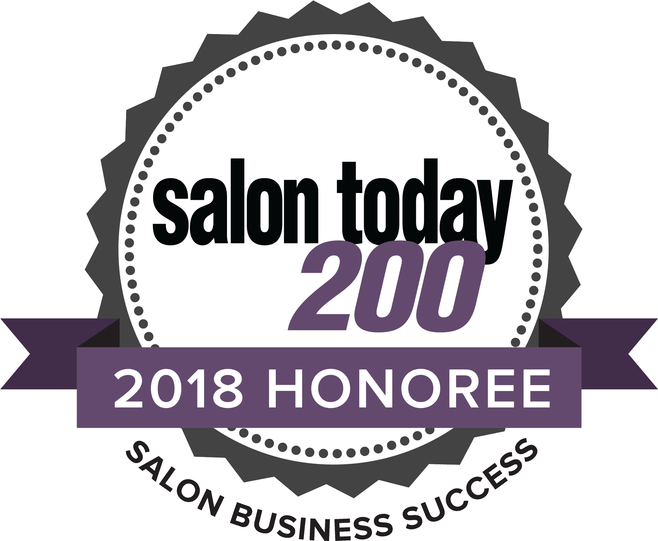 Salon Today2002018 Honoree Badge