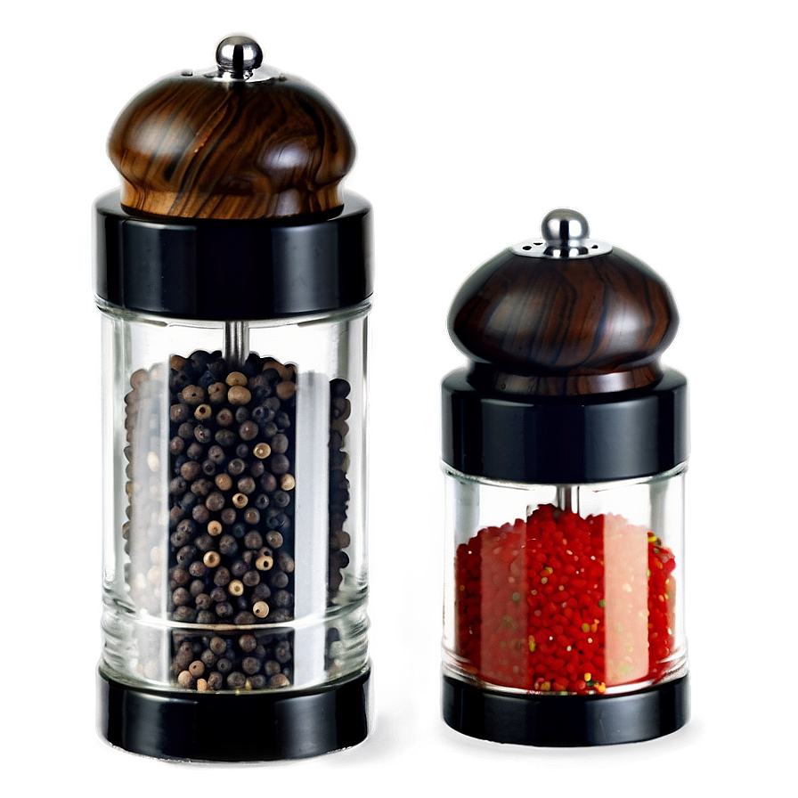 Salt And Pepper Grinder Set Png Vkx8