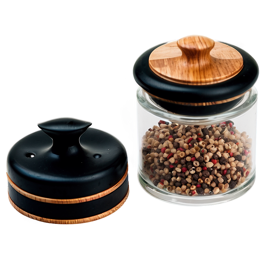 Salt And Pepper Grinder Set Png Wcs79