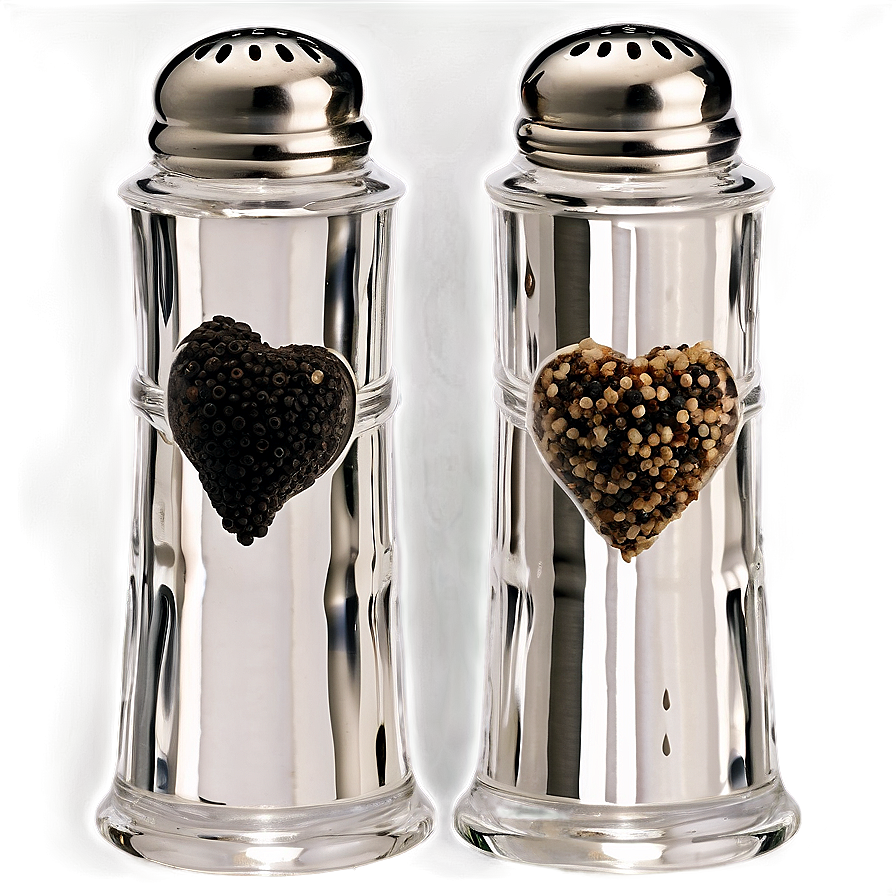 Salt And Pepper Shakers With Magnetic Base Png 06212024