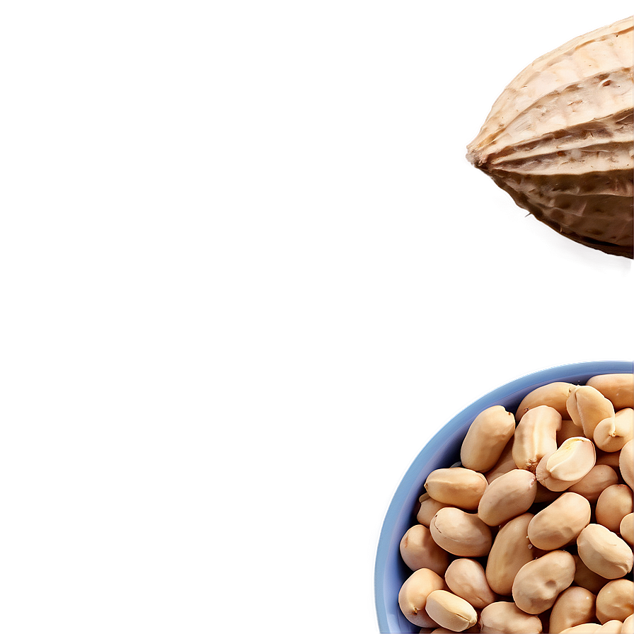 Salted Peanuts Bowl Png 76