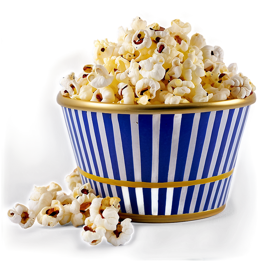 Salty Popcorn Png 11