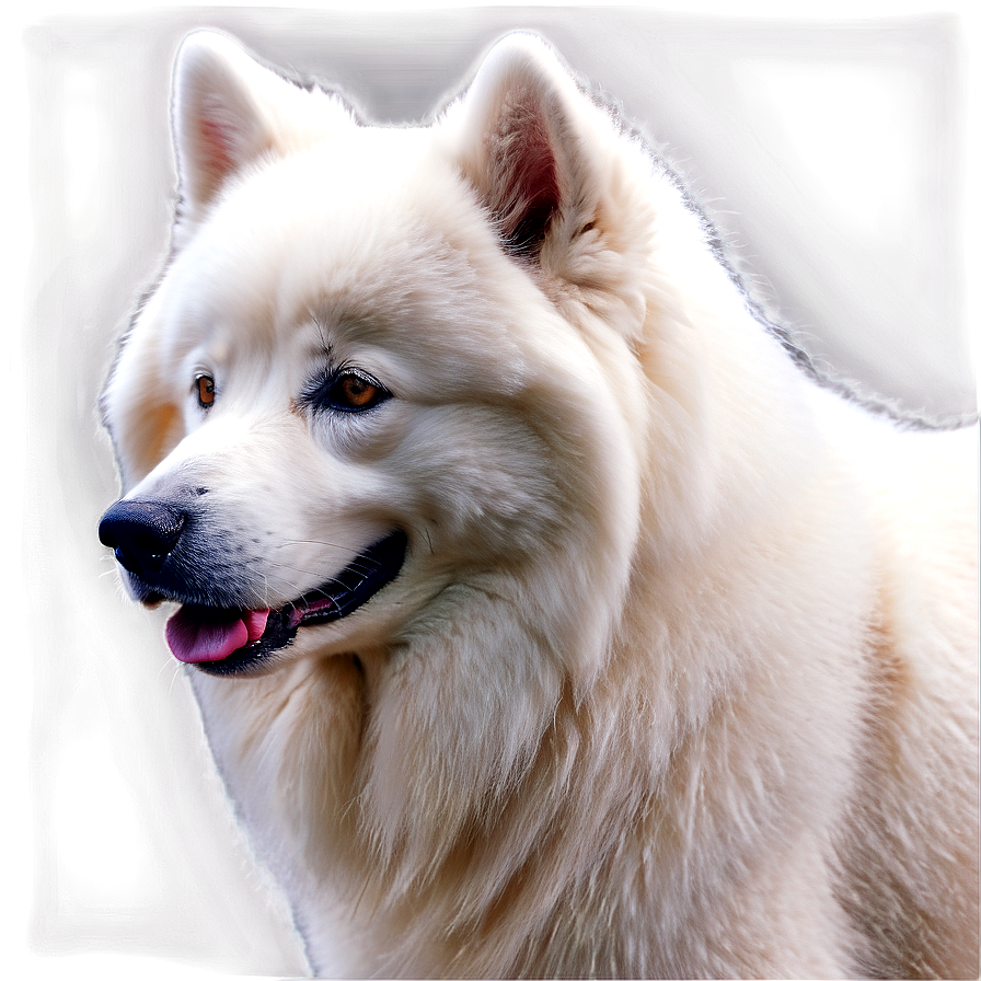 Samoyed Dog Profile Png 37