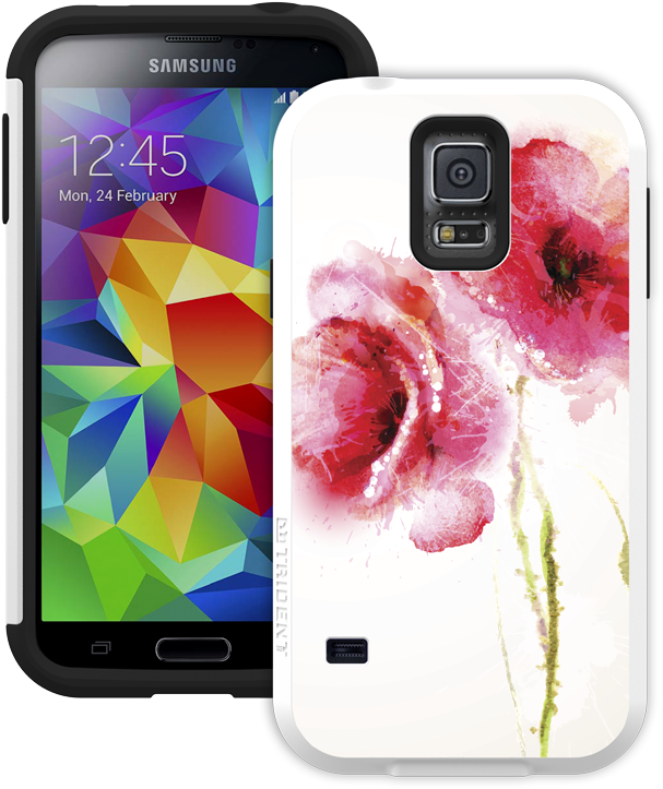 Samsung Smartphone Floral Case Design