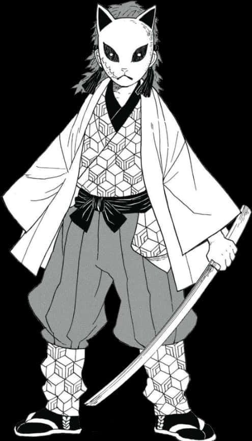 Samurai Cat Manga Character