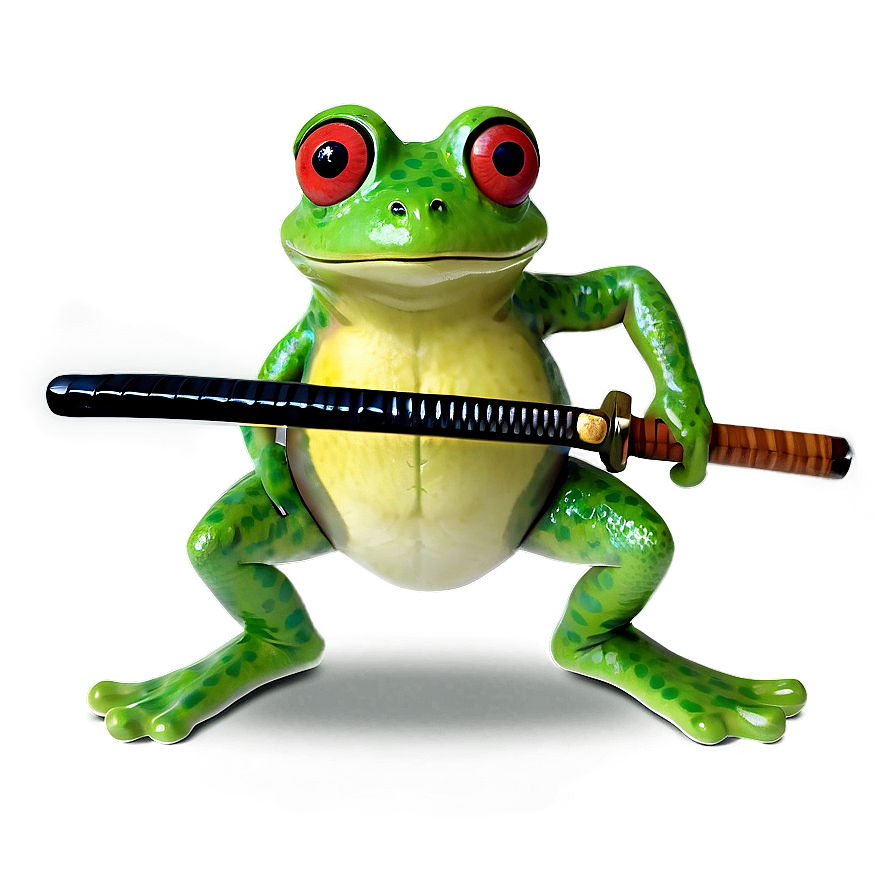 Samurai Frog Png Khn