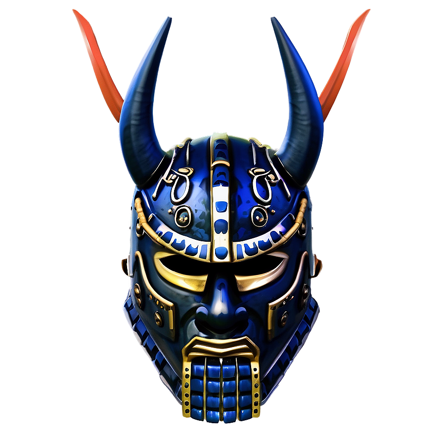 Samurai Helmet With Mask Png Rcv