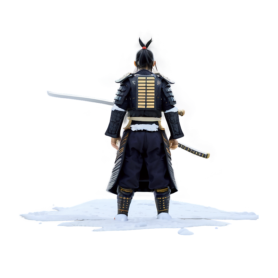 Samurai In Snow Png Hkk18