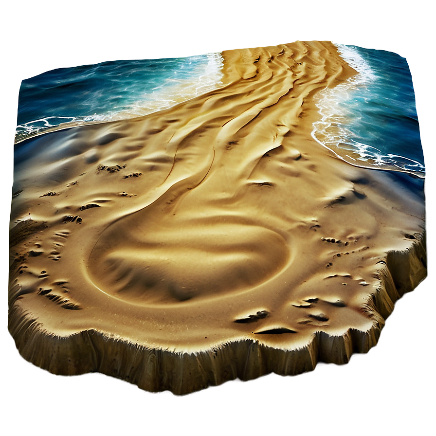 Sand And Water Interface Png Orj73