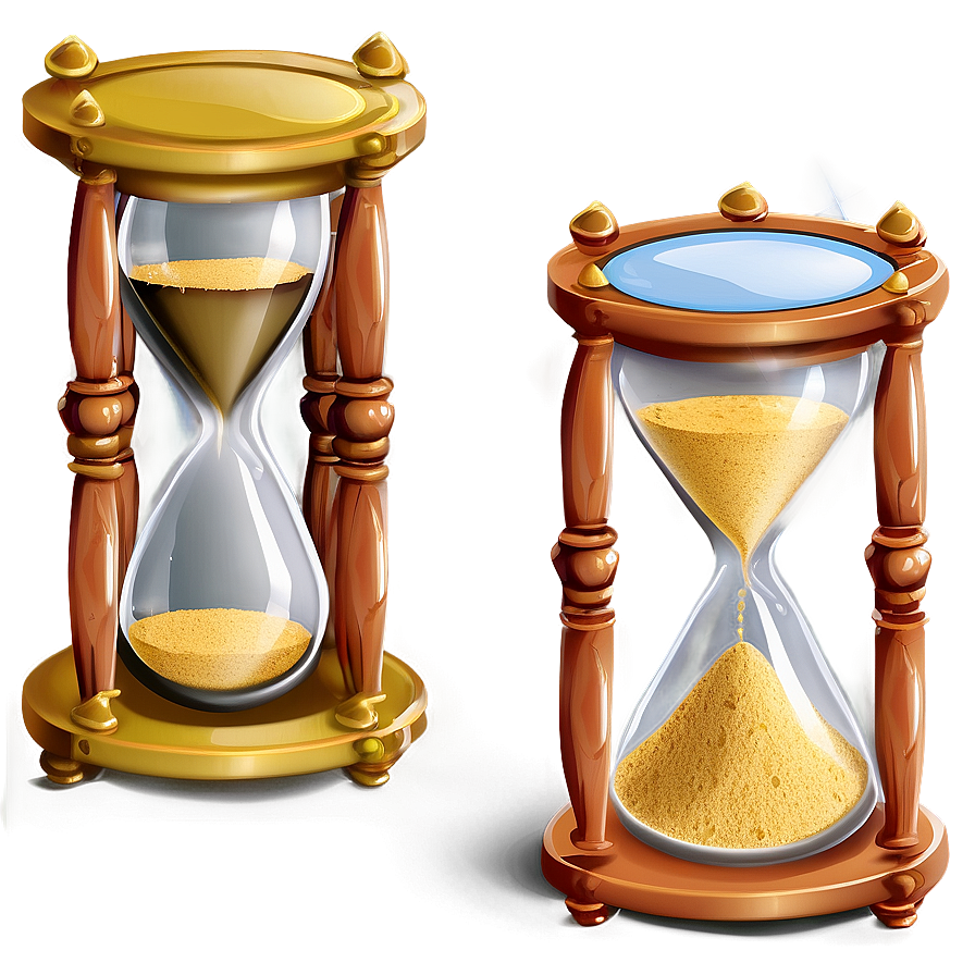 Sand Clock Hourglass Png Eiq48