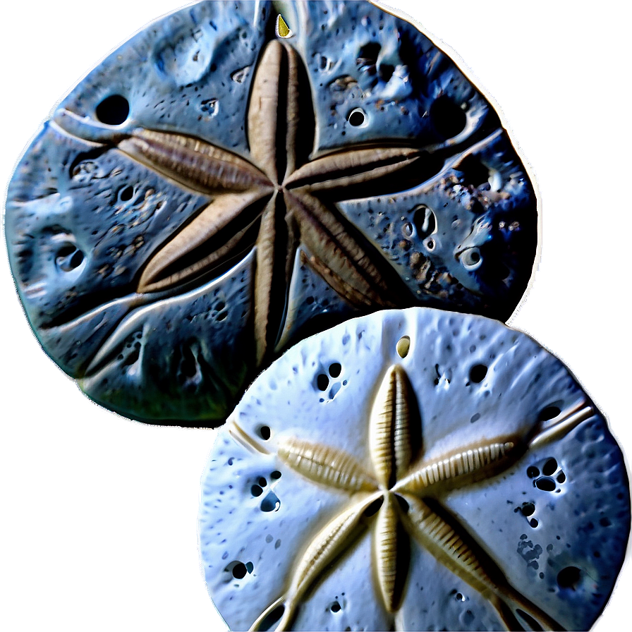 Sand Dollar With Ocean Background Png Cdu