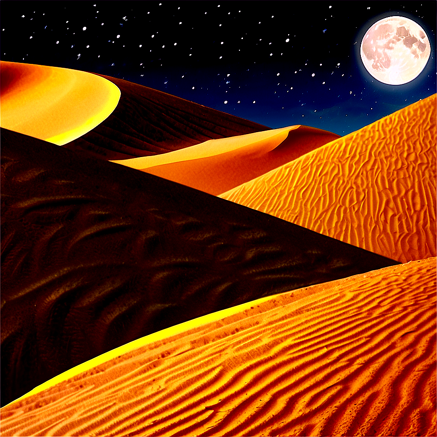 Sand Dunes At Night Png Xlk