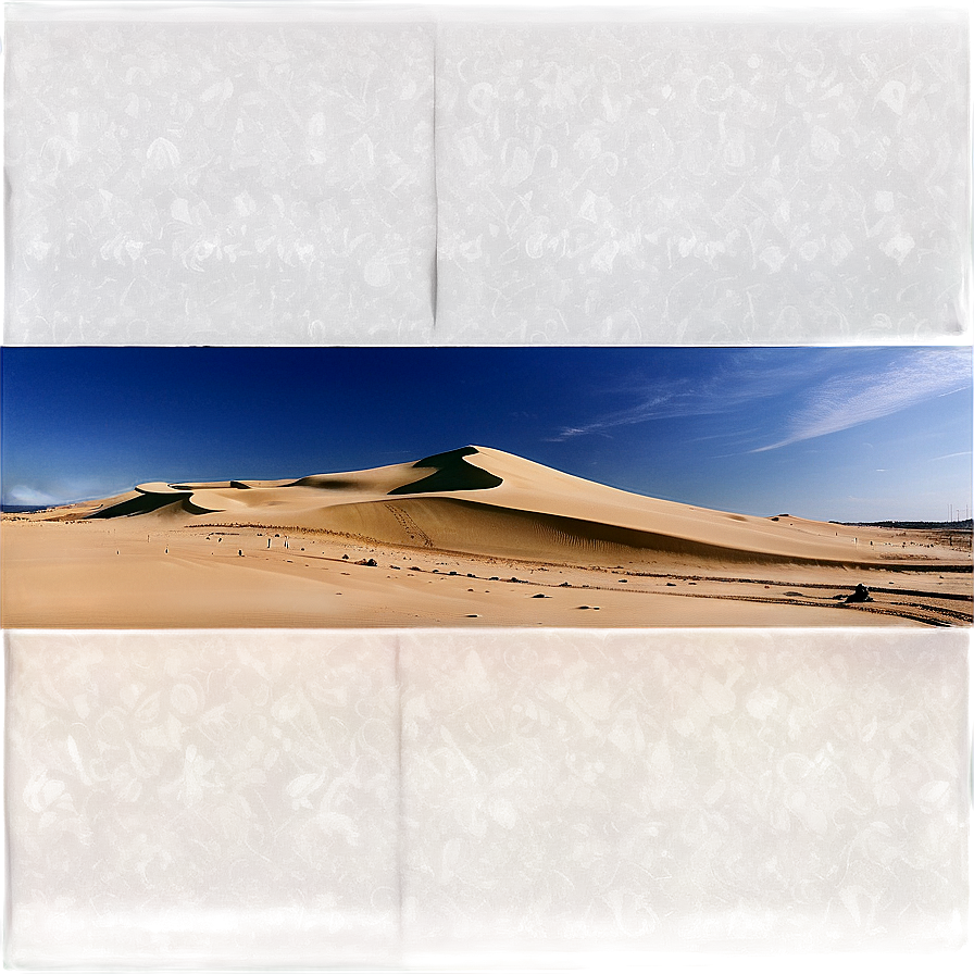 Sand Dunes Panoramic View Png Qlg45