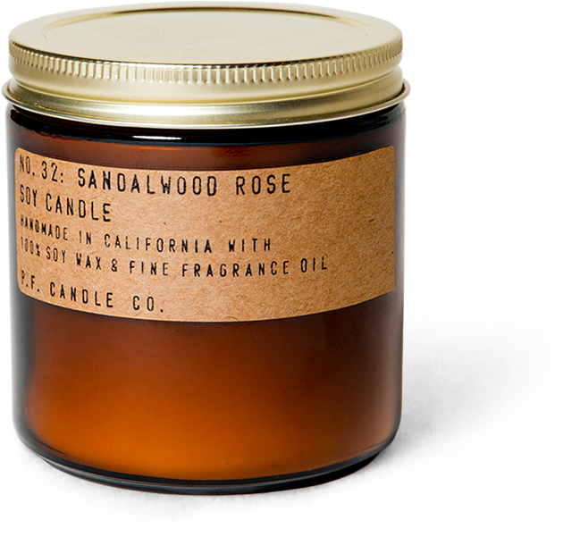 Sandalwood Rose Soy Candle