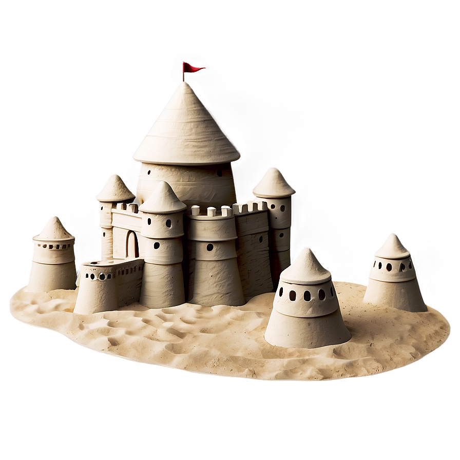 Sandcastle Illustration Png Vur31