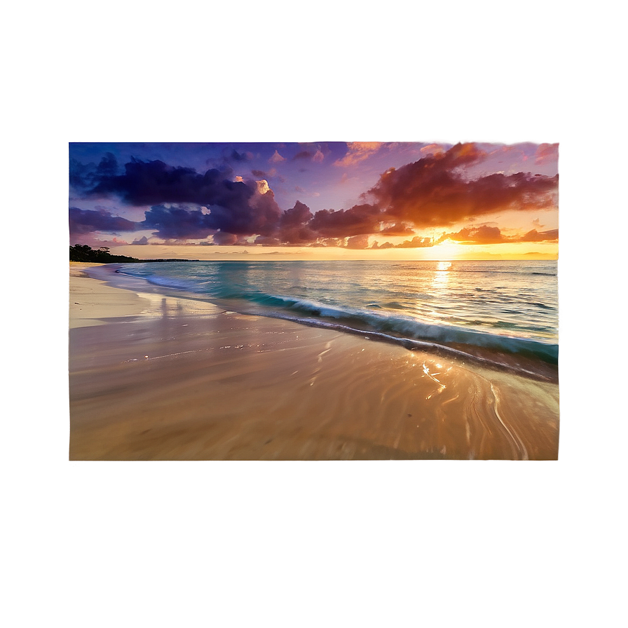 Sandy Beach Sunset Png 89