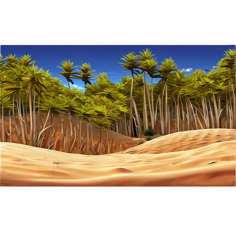 Sandy Coastal Dunes Landscape Png Ffy12