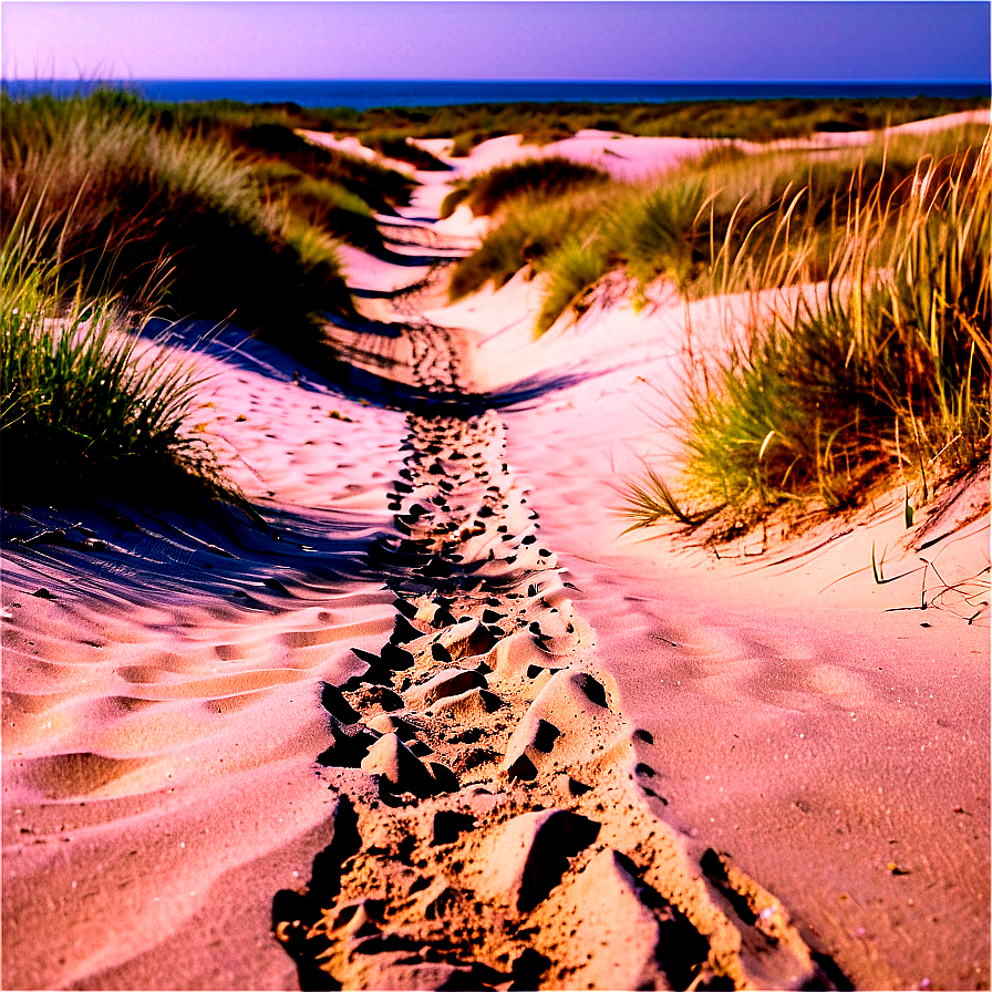 Sandy Path Through Dunes Png 28