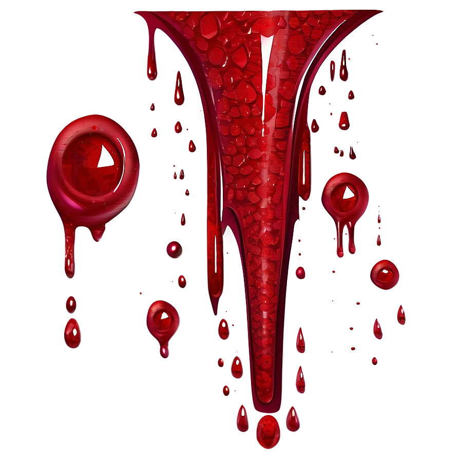 Sanguine Stains: Blood Spot Vector Png 04302024