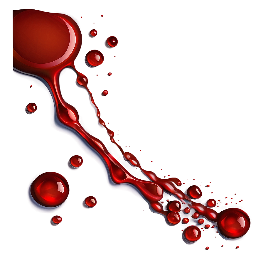 Sanguine Stains: Blood Spot Vector Png Wle87