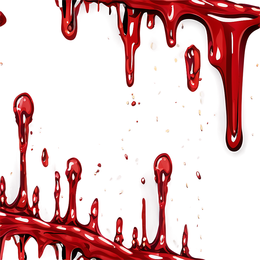 Sanguine Stream: Blood Drip Vector Png 20