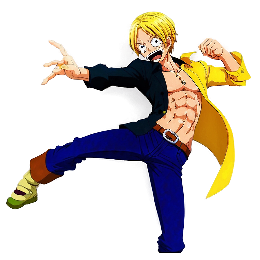 Sanji Fighting Pose Png Jex