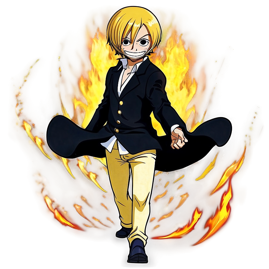 Sanji's Epic Entrance Png Bkd71