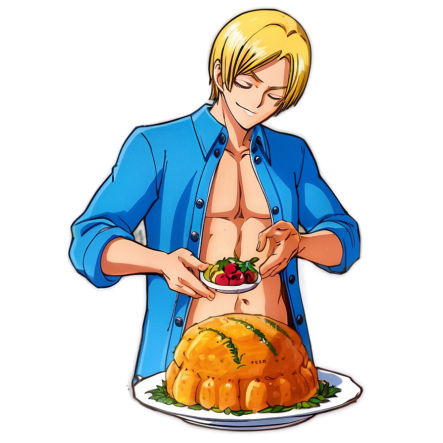 Sanji's Feast Preparation Png Vbx13