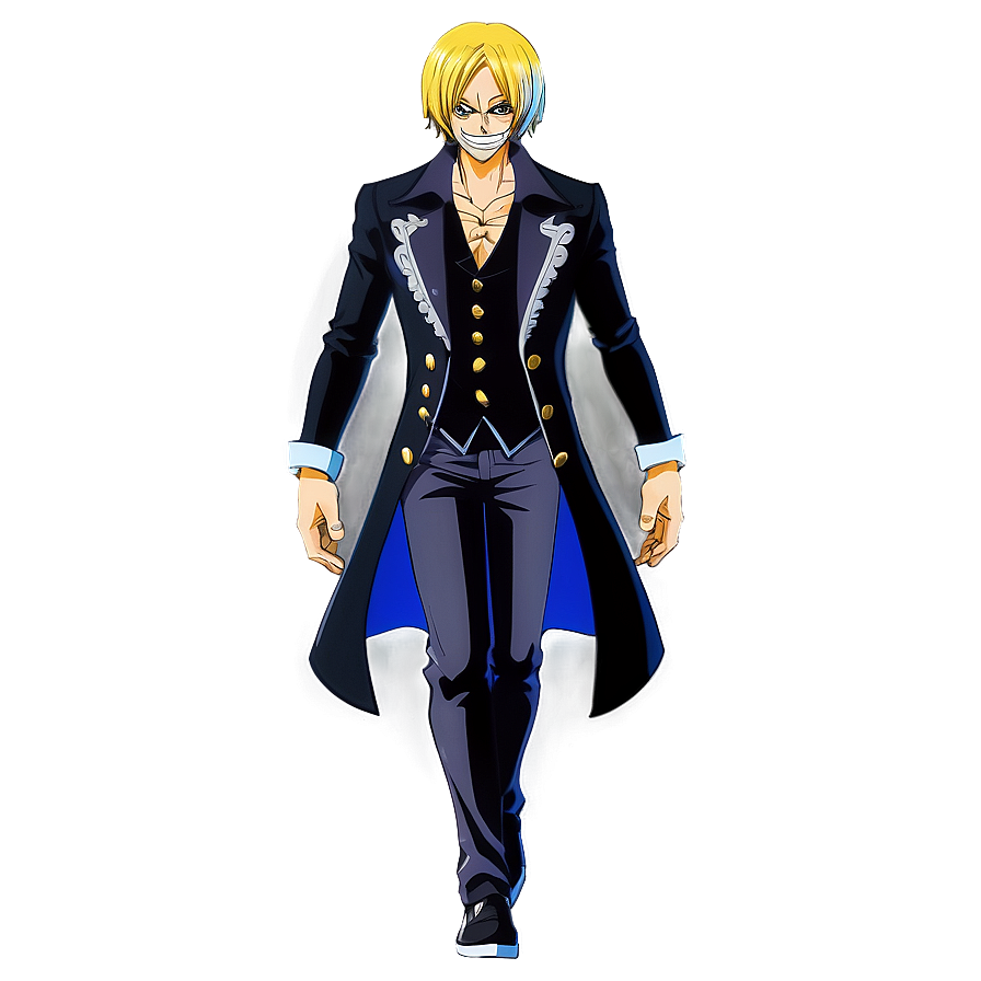 Sanji's Stealth Black Mode Png Qex76