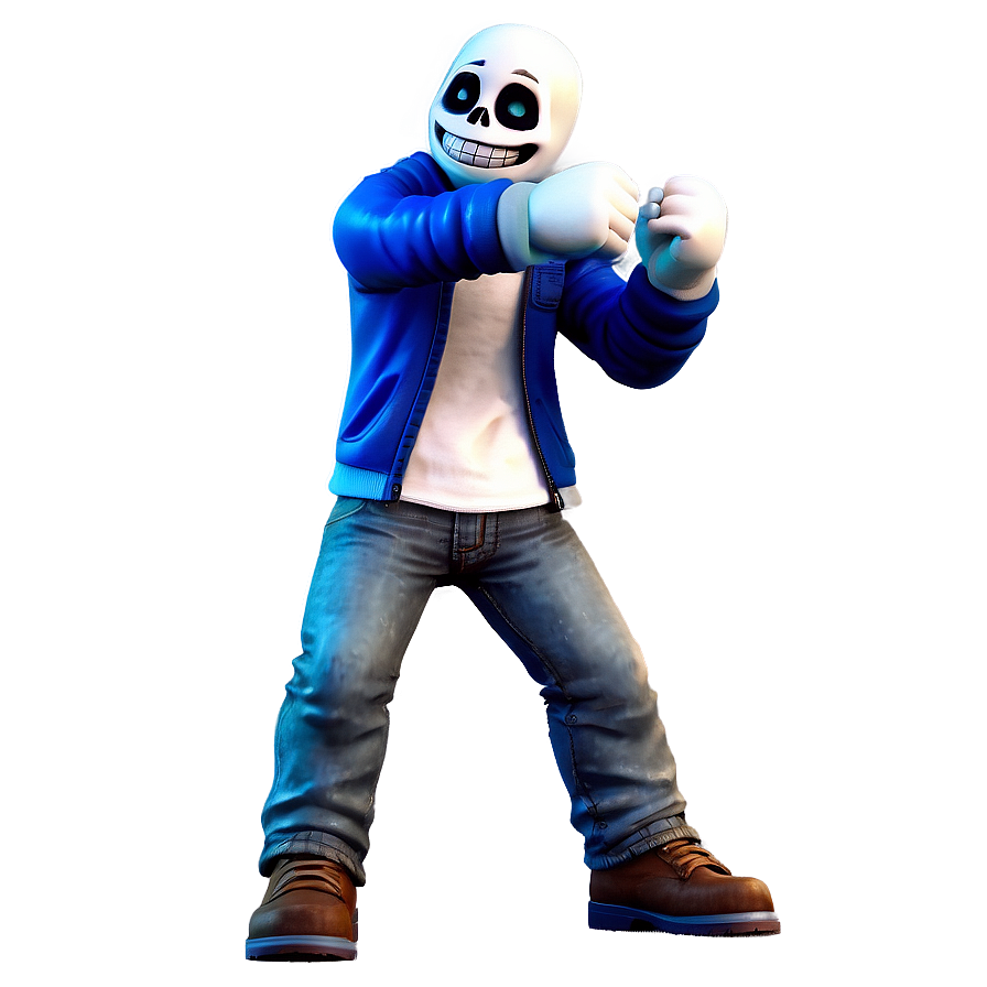 Sans Battle Pose Png Xks68