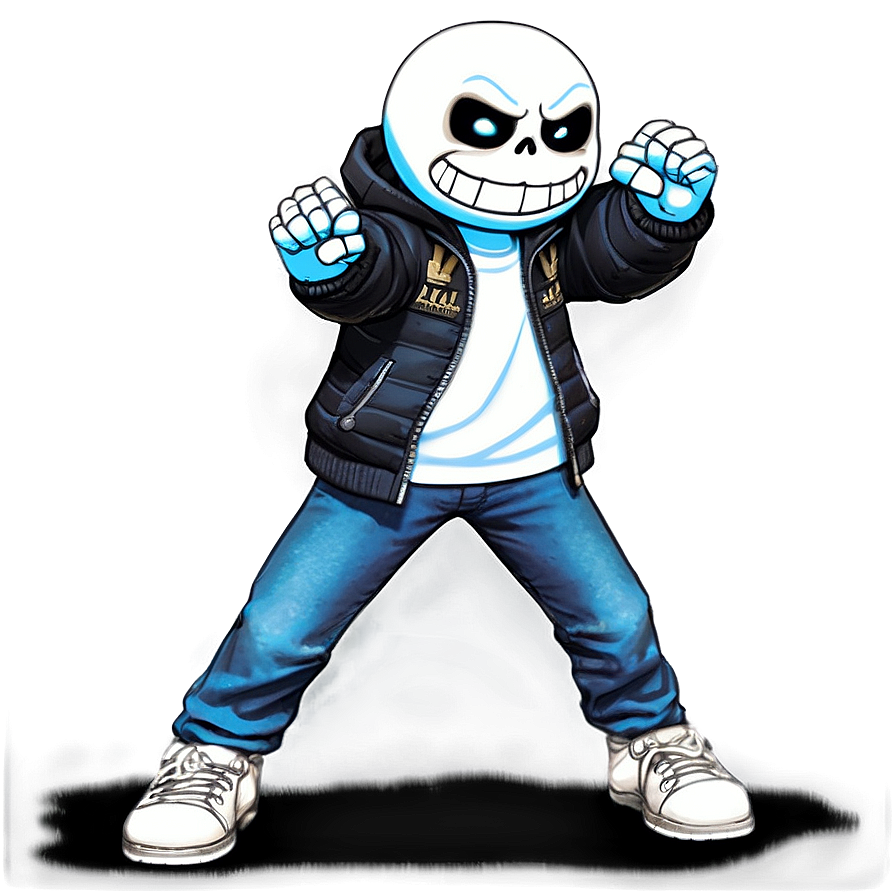 Sans In Battle Stance Png Erm1