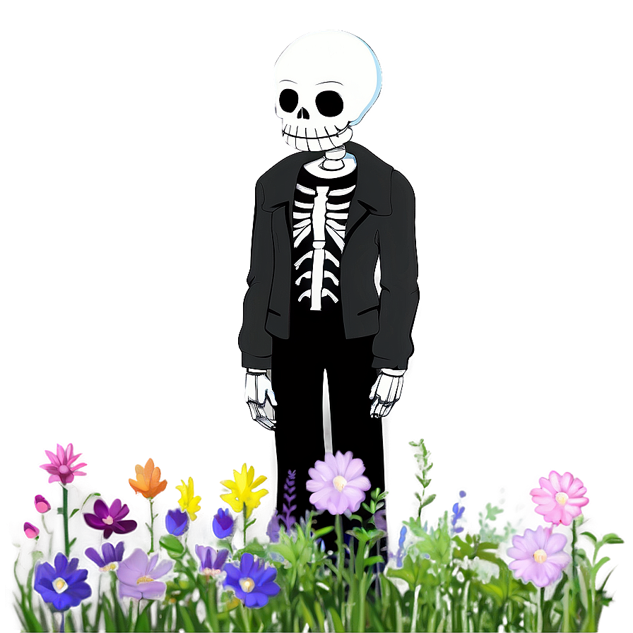 Sans In Echo Flowers Field Png 05212024