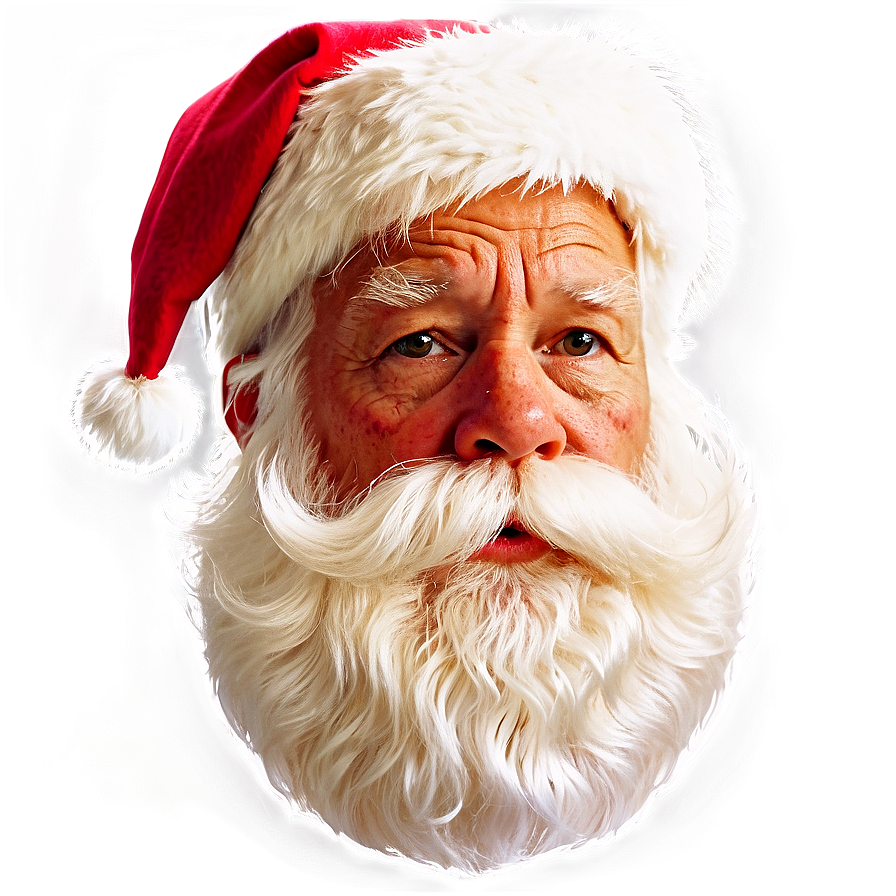 Santa Beard Silhouette Png 6