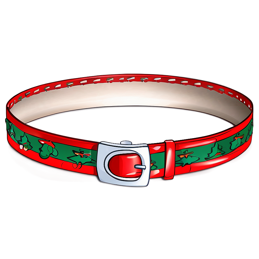 Santa Belt With Elves Motif Png 06282024