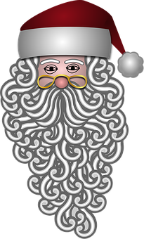 Santa Claus Cartoon Portrait