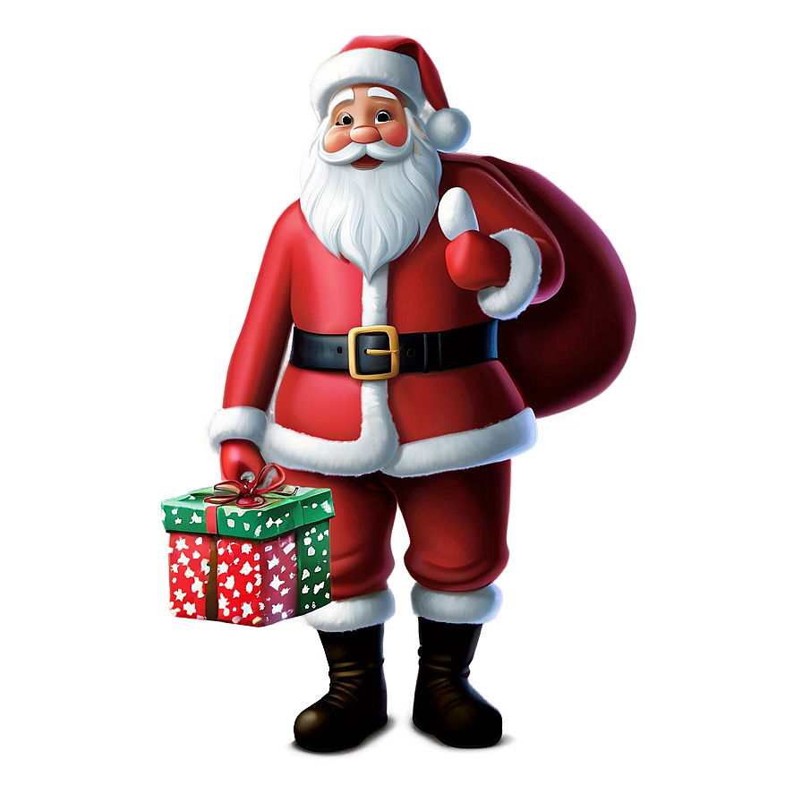 Santa Claus Holiday Png 06252024