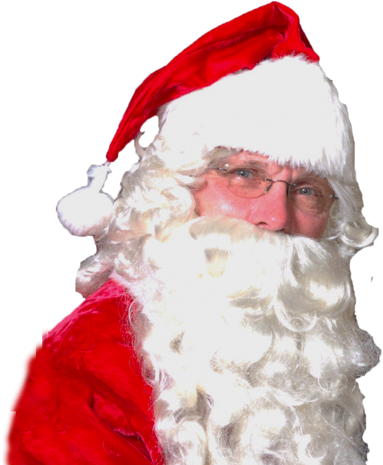 Santa Claus Portrait Transparent Background