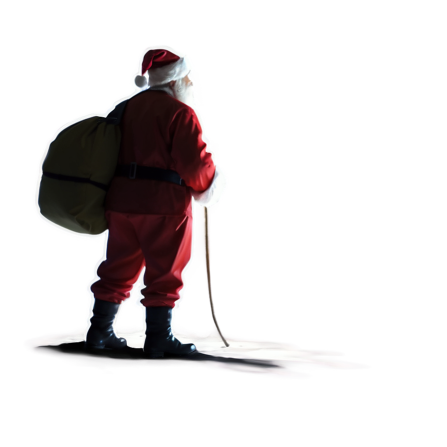 Santa Claus Silhouette Png Gro