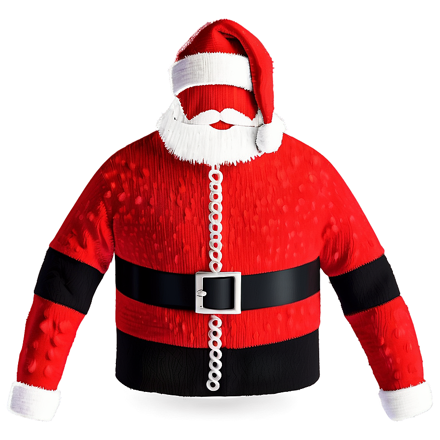 Santa Claus Ugly Sweater Png 11