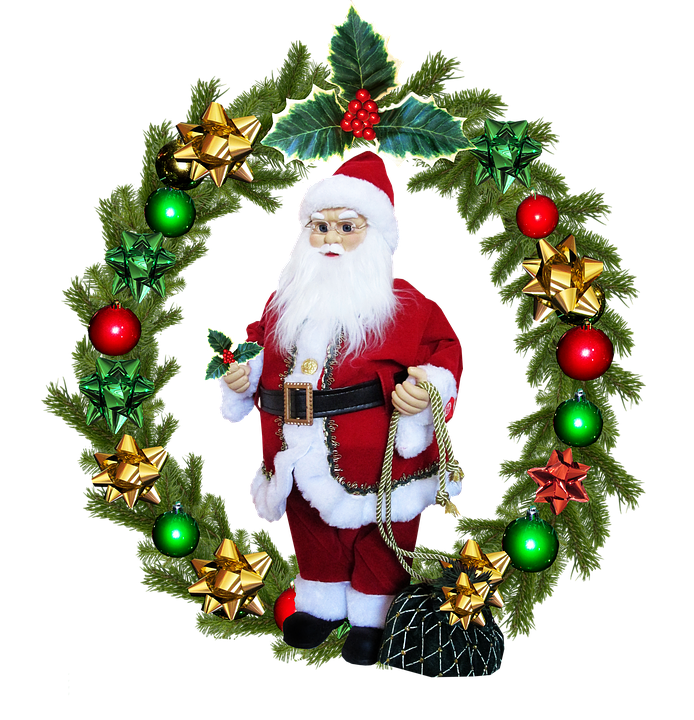 Santa Claus Wreath Decoration.png