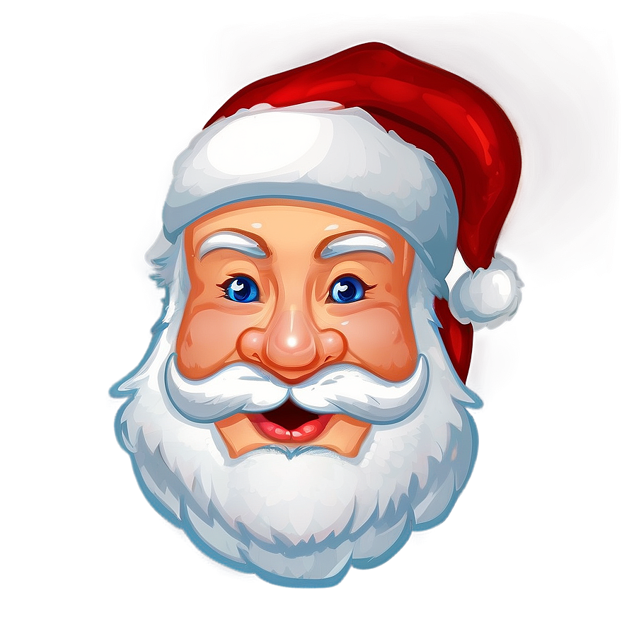 Santa Face Clipart Png 06282024