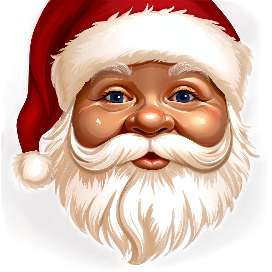 Santa Face Design Png Uru