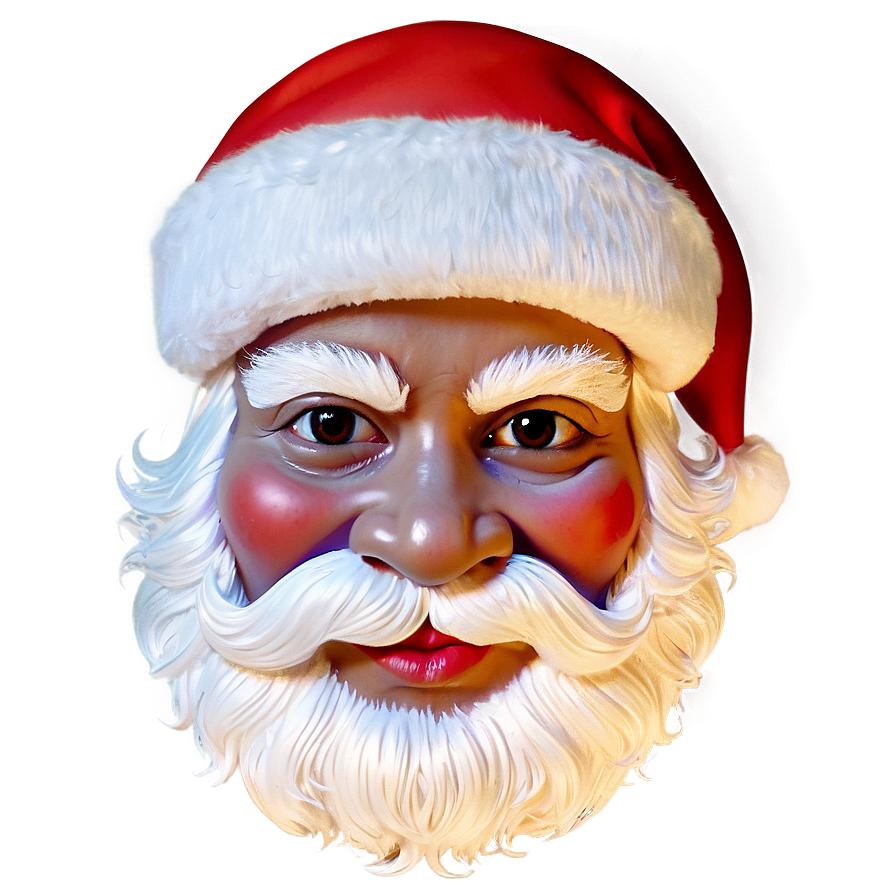 Santa Face For Holiday Decor Png 12